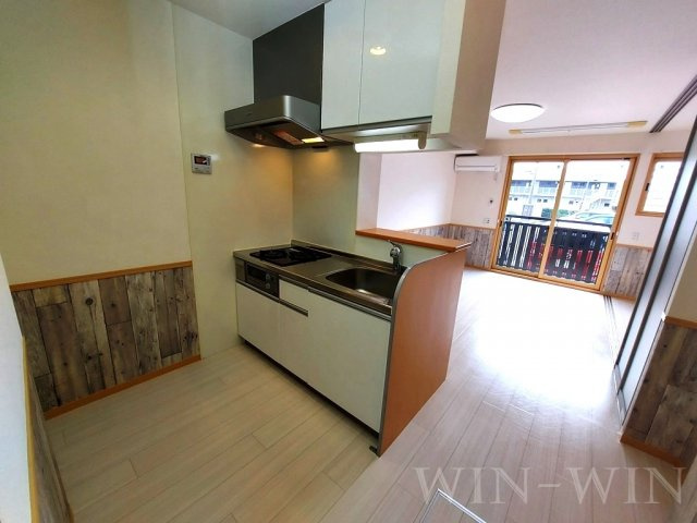 ソレイユ北島 Bのキッチン