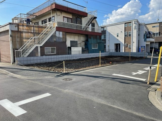 足立区南花畑２丁目　建築条件なし売地の外観