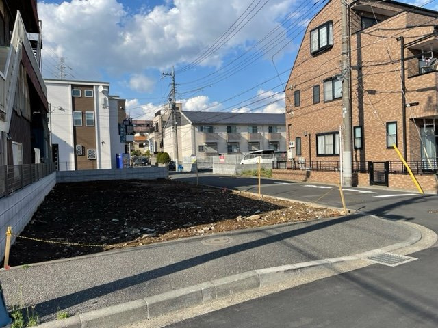 足立区南花畑２丁目　建築条件なし売地の外観