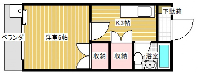 サンライフ東雲の間取り