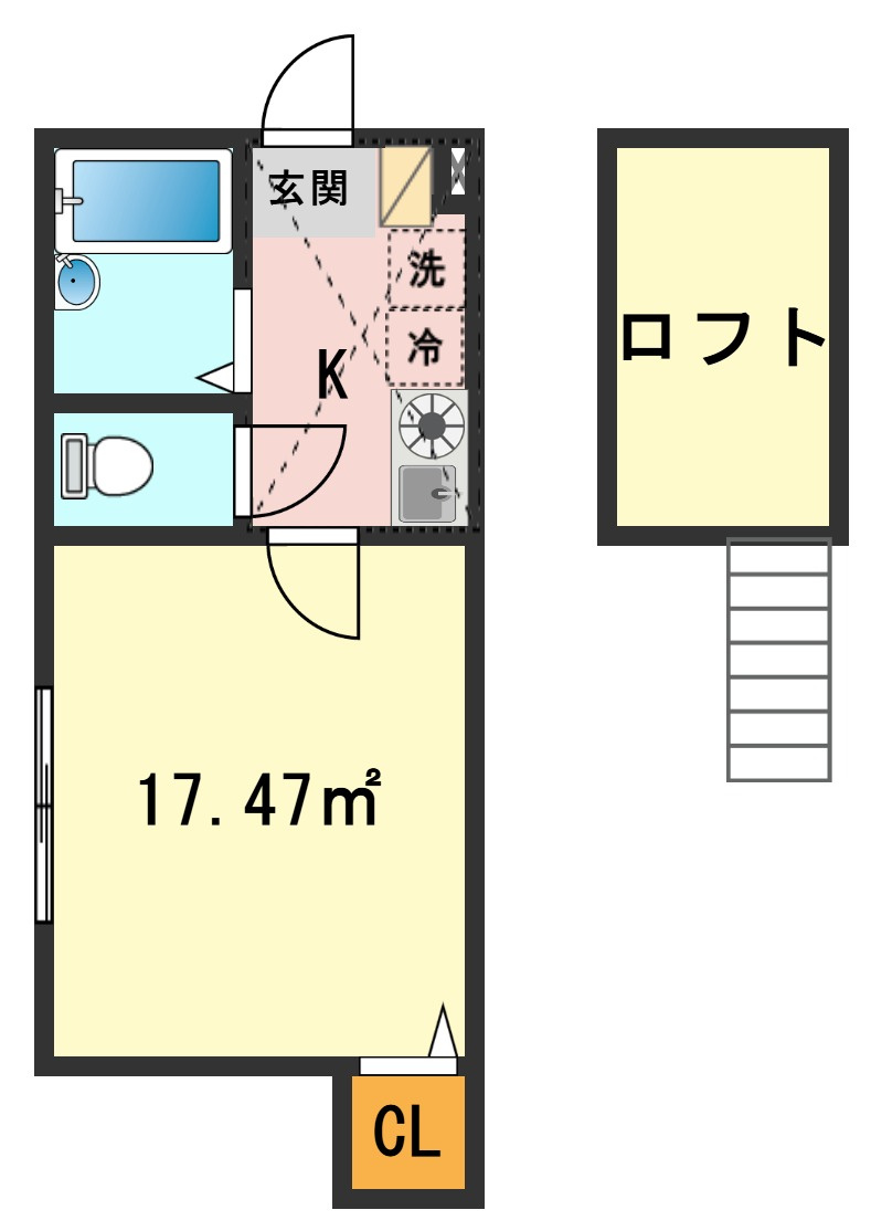 Grip新小岩の間取り