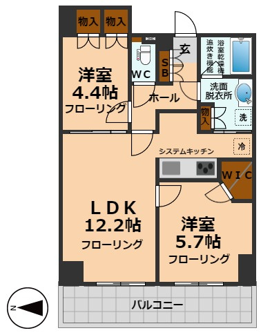 【間取り】 | レジディア杉並方南町