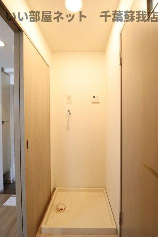 グレイス司の洗面所|明るい洗面所です