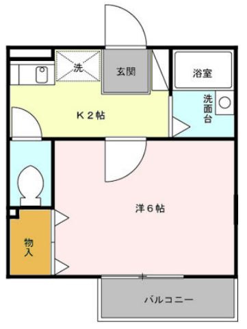 アビタシオンフレンドの間取り