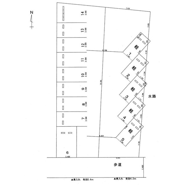 西荘１丁目美濃善駐車場の間取り