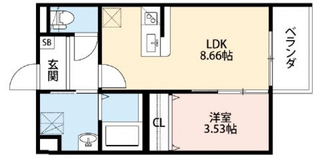 エフクラウド小路の間取り