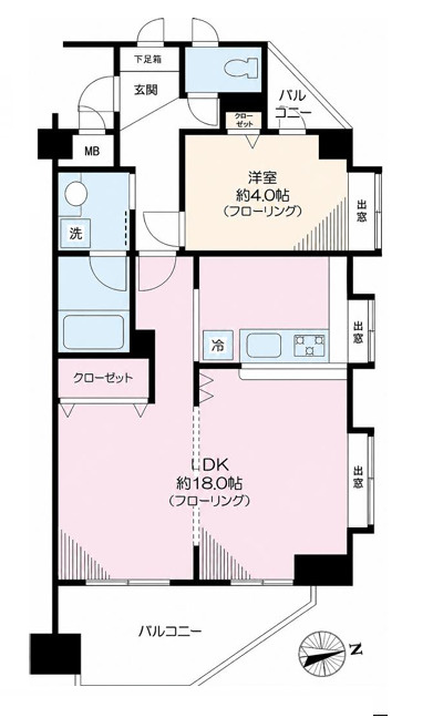 グランイーグル南砂町の間取り