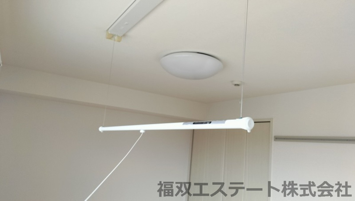 アーバンキャンドルB（家賃半額補助対象）のその他共用部分|室内物干し