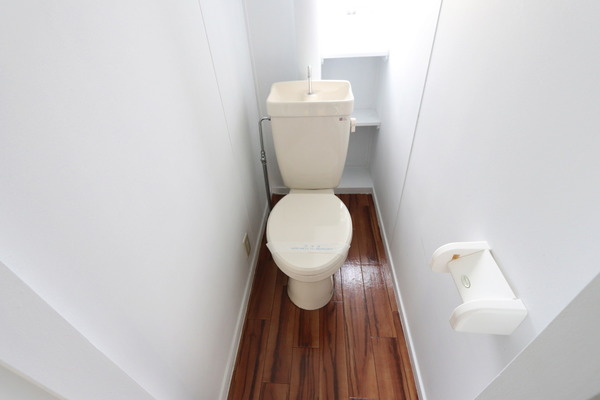 ビレッジハウス白川【キャッシュバック対象】のトイレ|コンパクトで使いやすいトイレです