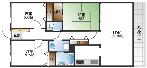 【間取り】 | アコール隆豊