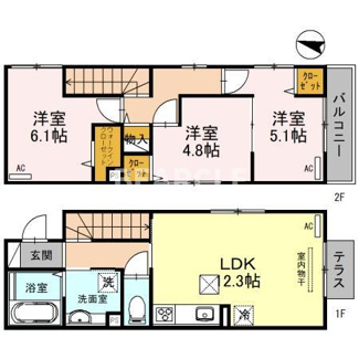 【間取り】 | 深草プロジェクト　D棟