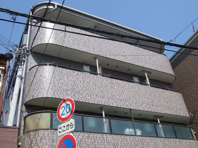 【外観】 | メゾンリュート | タイル貼りのきれいなマンションです