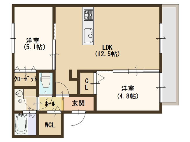 【間取り】 | RES粉浜