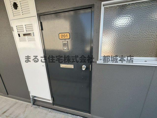 コーポ広原のロビー|毎日通る玄関はこちらです