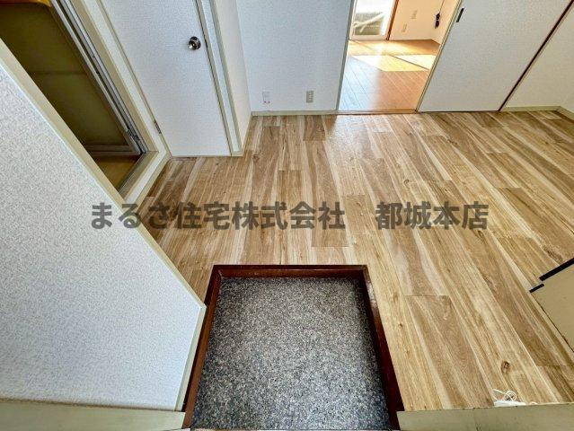 コーポ広原の玄関|ゆったりとした玄関です