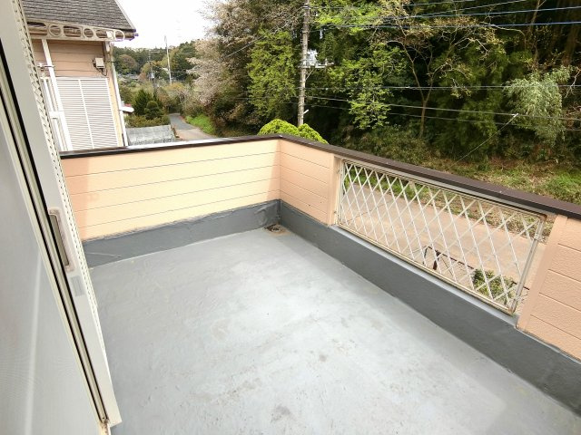 山武市戸田貸家のバルコニー