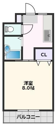 【間取り】 | アミニティハイツ田村