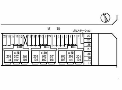 【区画図】 | エクセランルミエールA棟