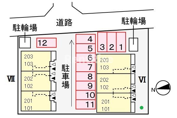 一宮市木曽川町内割田字南出のアパート