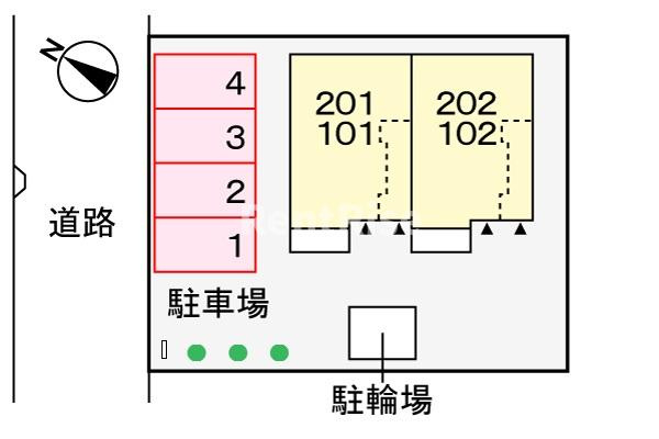 スターライトの区画図