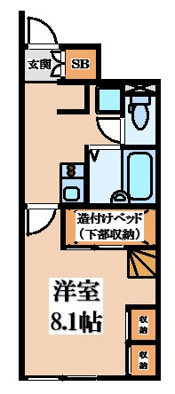 【間取り】 | レオパレス後楽