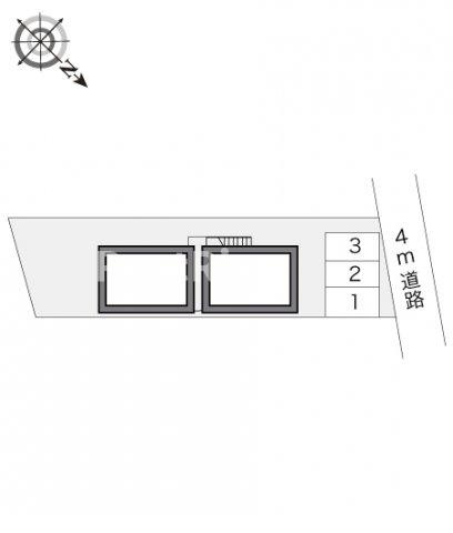 レオパレスパティオの駐車場