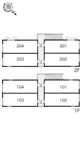 レオパレスパティオのエントランス