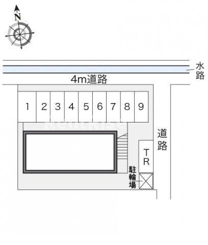 レオパレス川島のエントランス