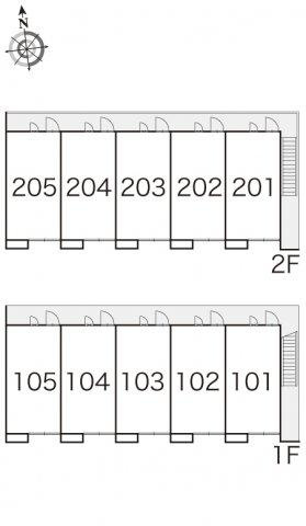 レオパレス川島の駐車場