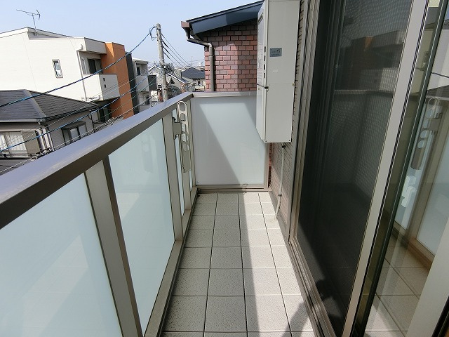 ルシアン里中のバルコニー