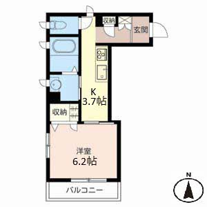 ルシアン里中の間取り