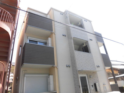 【外観】 | Luce上新庄 | ツートンカラーの外観です