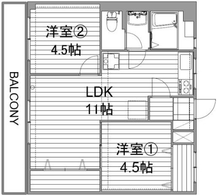 第16上野ビル【キャッシュバック対象物件】の間取り
