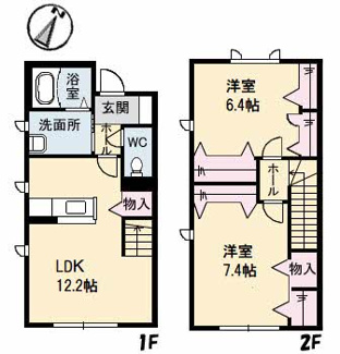 【間取り】 | シャーメゾンクラヴィエ北島
