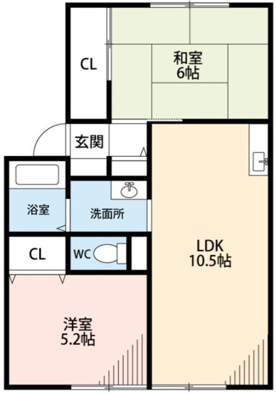 【間取り】 | グレイスパティオⅡ