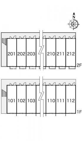 レオパレスブロッサムのエントランス