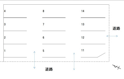 【区画図】 | 庄内駐車場