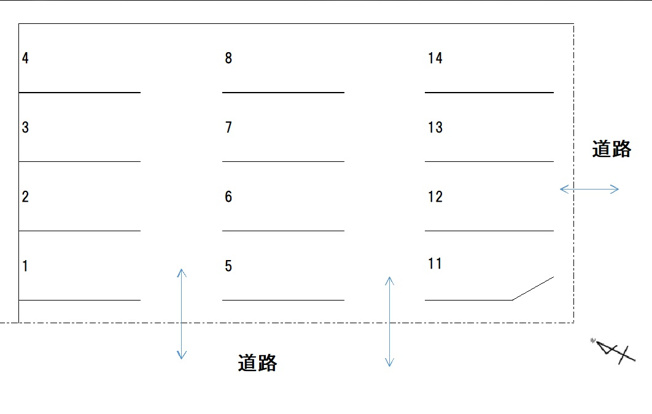 【区画図】 | 庄内駐車場