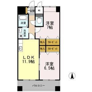 カスタリア志賀本通の間取り