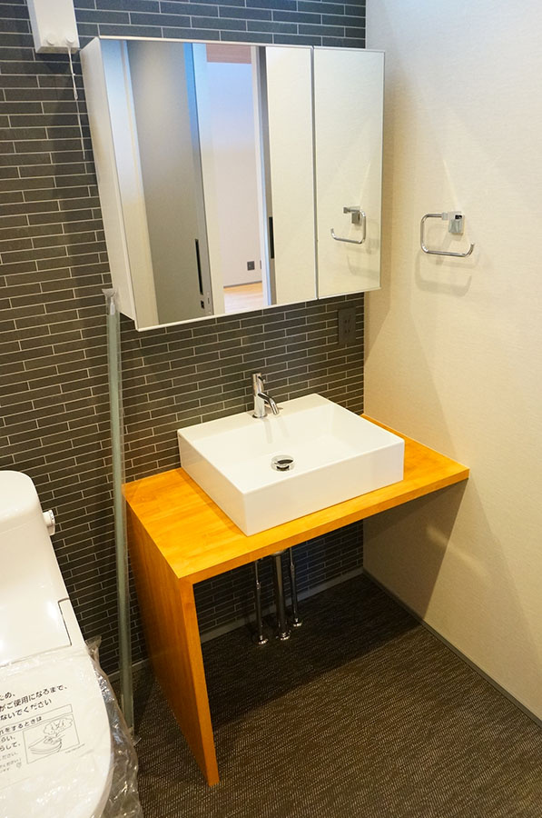 Garesidence 袖ケ浦 ZEN PAVILIONの独立洗面台