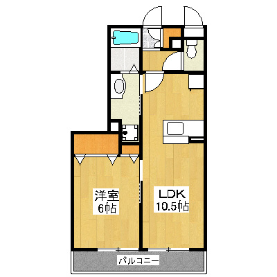 レガーロの間取り