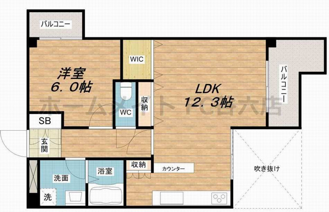 【間取り】 | Sパレス天王寺