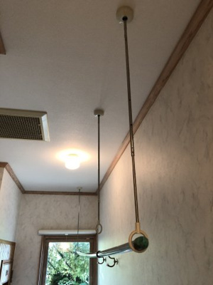 【設備】 | 魚津市大海寺野村中古戸建て | 室内物干し付き！雨の日でもお洗濯が楽になります♪