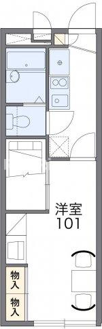 レオパレスＫＩＴＡＵＲＡの間取り