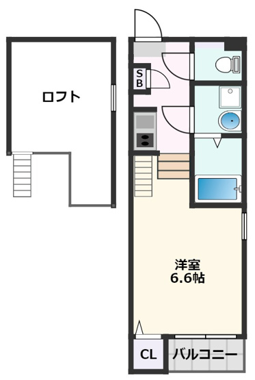 【間取り】 | ルミナス岸部中