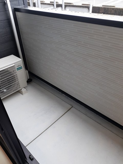 フラット半田のバルコニー