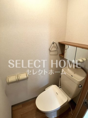 【トイレ】 | アメニティーＢ | 落ち着いたトイレです