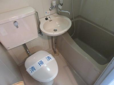 サンハイム島谷の浴室|ユニットバス