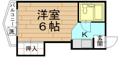 サンハイム島谷の間取り
