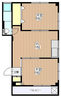 【間取り】 | 第一ヨコタマンション